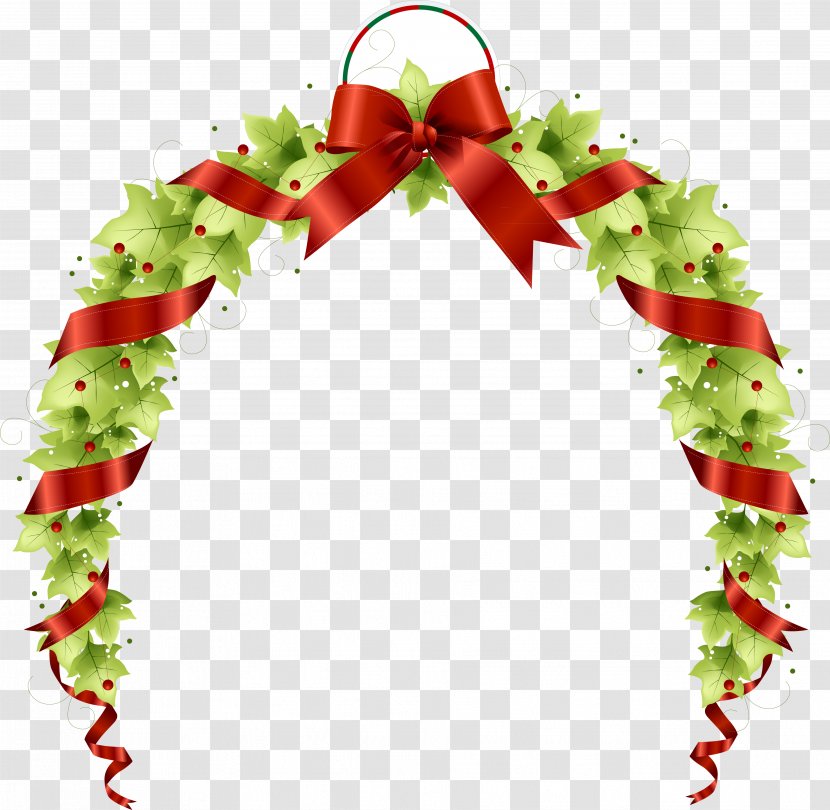 Wreath Christmas Clip Art - Floral Design Transparent PNG