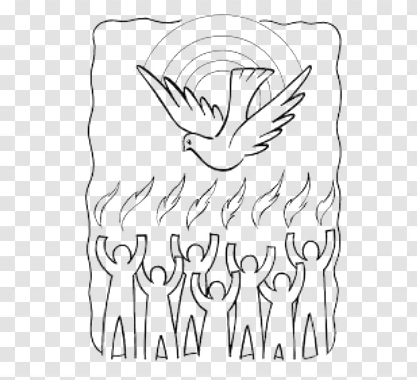 Bible Holy Spirit Coloring Book Child Pentecost - Tree Transparent PNG