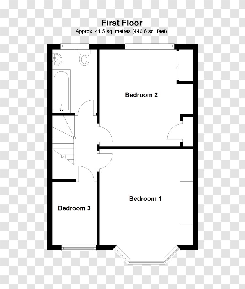 Floor Plan Hassocks House Storey Bedroom - Diagram Transparent PNG