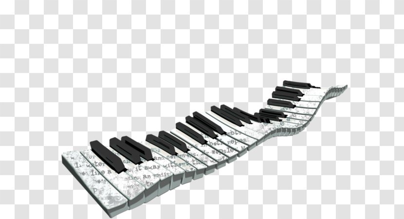 Musical Keyboard Piano Clip Art - Tree - Floating Transparent PNG