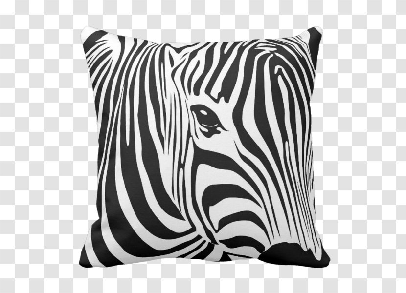 Zebra Art Poster Clip - Monochrome Photography Transparent PNG