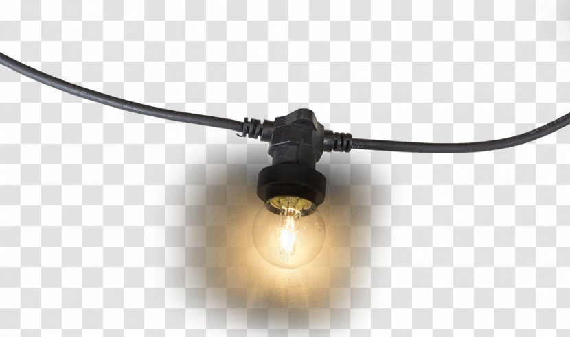 Lighting Incandescent Light Bulb Festoon Lamp - String Lights Transparent PNG