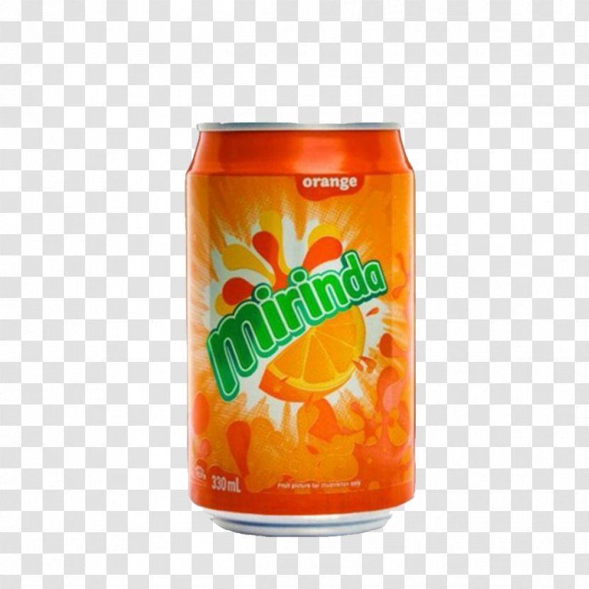 Fizzy Drinks Orange Drink Carbonated Water Juice Mirinda - Fruit Preserve Transparent PNG