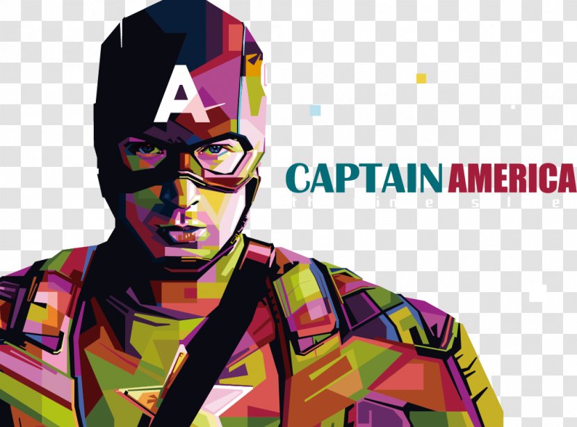 Captain America Iron Man - Drawing - COLORFUL Avatar Transparent PNG