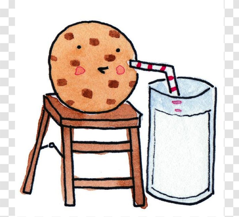 Chocolate Chip Cookie Biscuits Clip Art - Artwork - Cute Cartoon Food Pictures Transparent PNG