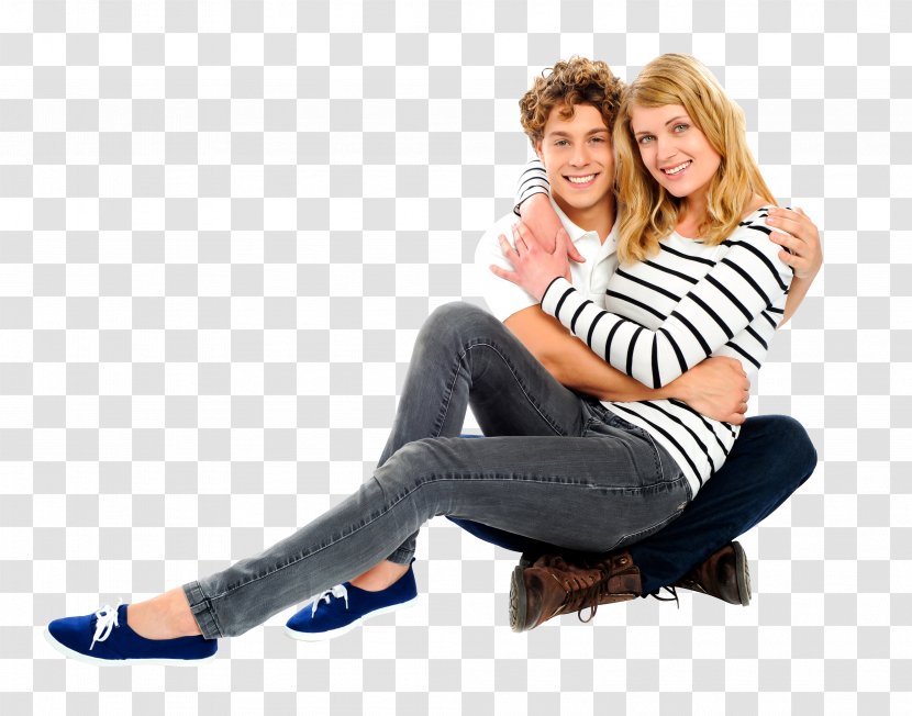 Boyfriend Girlfriend Lap Stock Photography - Cartoon - Couple Transparent PNG