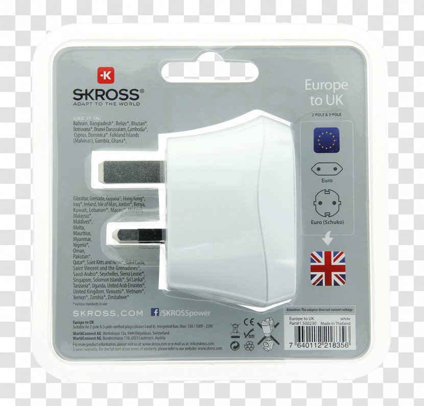 United Kingdom AC Adapter Reisestecker Power Plugs And Sockets - Technology Transparent PNG