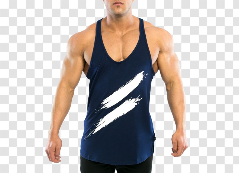 T-shirt Clothing Sleeveless Shirt Navy Gilets - Undershirt Transparent PNG