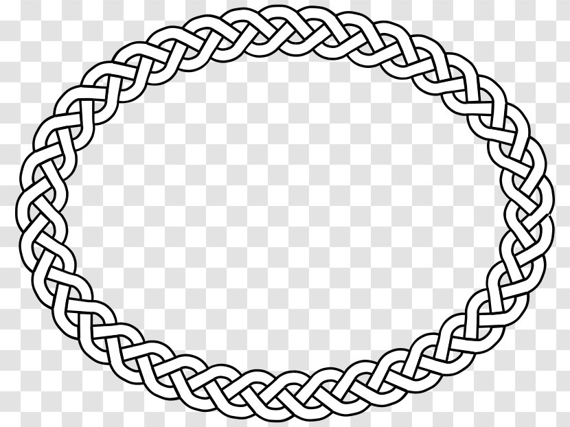 Borders And Frames Celtic Knot Celts Art Clip - Free Crochet Clipart Transparent PNG