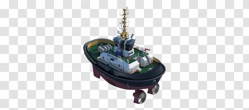 Tugboat Ship Damen Group Bollard Pull Anchor Handling Tug Supply Vessel - Seakeeping Transparent PNG