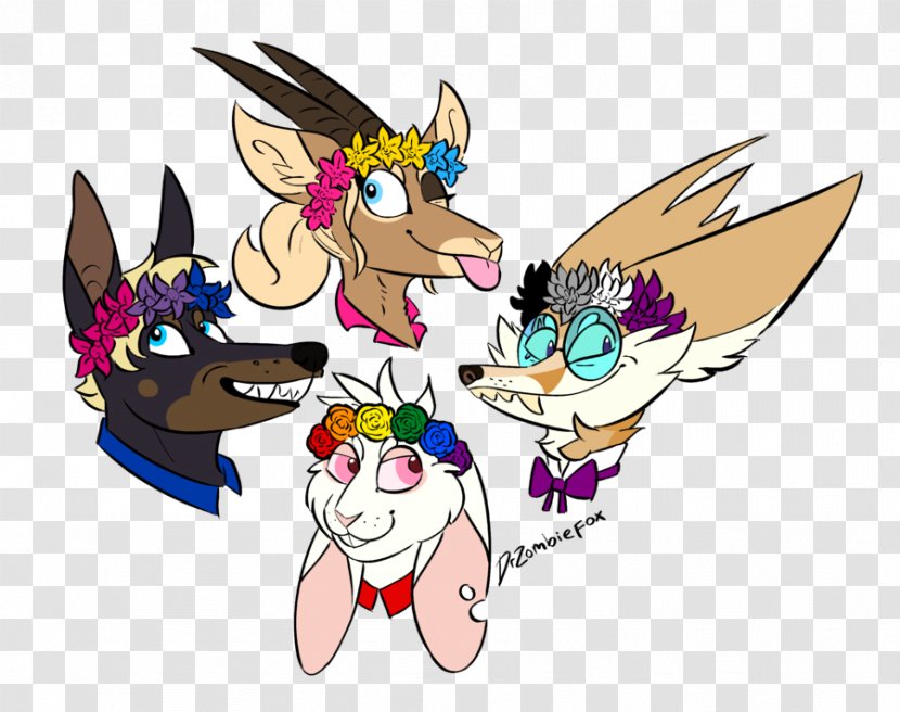 Concept Art Molly's Girlfriend Canidae - Tree - Pride Flowers Transparent PNG