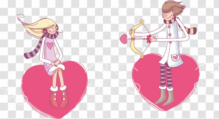 Saint Valentines Day Massacre February 14 Heart Wallpaper - Flower - Cartoon Couple Transparent PNG