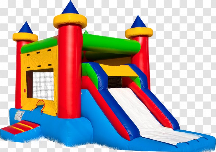 Inflatable Bouncers Castle Party Playground Slide Renting - Playhouse - Benching Banner Transparent PNG
