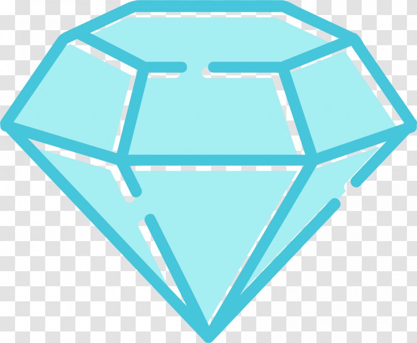 Diamond Gemstone Stock Photography Clip Art - Symmetry - Azure Gem Transparent PNG