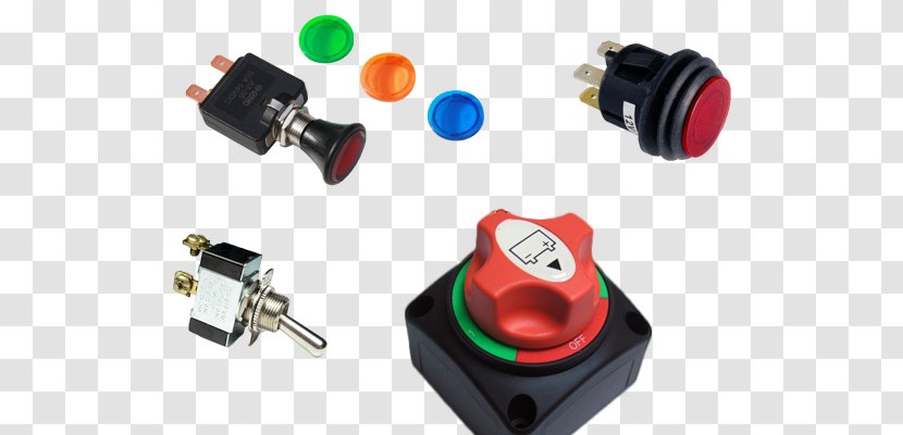Electrical Connector Product Wires & Cable AC Power Plugs And Sockets Vendor - Electronic Component - Momentary Rocker Switch Transparent PNG