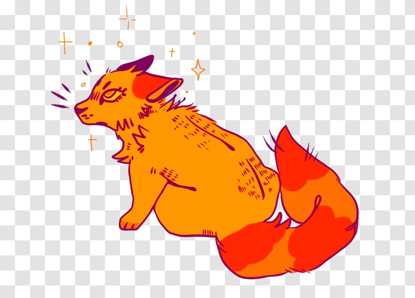 Whiskers Cat Art Red Fox Dog - Fictional Character Transparent PNG