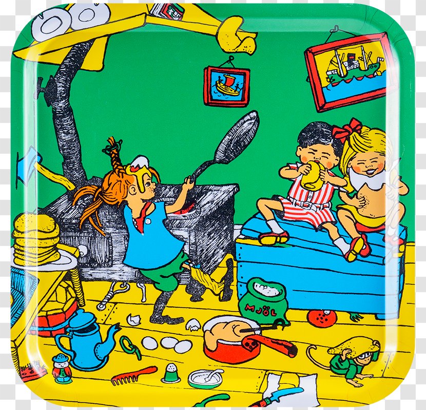 Astrid Lindgren's World Do You Know Pippi Longstocking? Annika - Tray - Book Transparent PNG