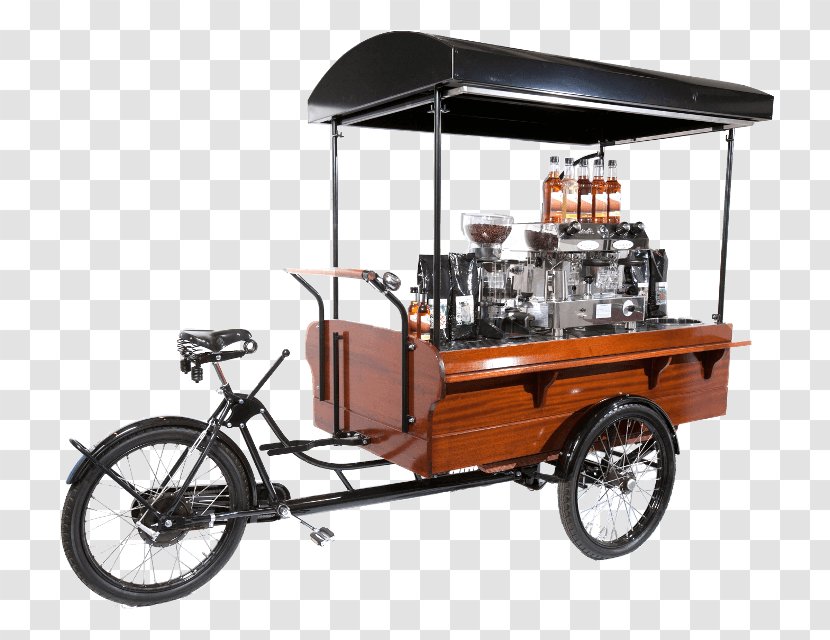 Café Coffee Day Bicycle Cafe Cold Brew - Vending Machine - Rolling Tea Cart Transparent PNG