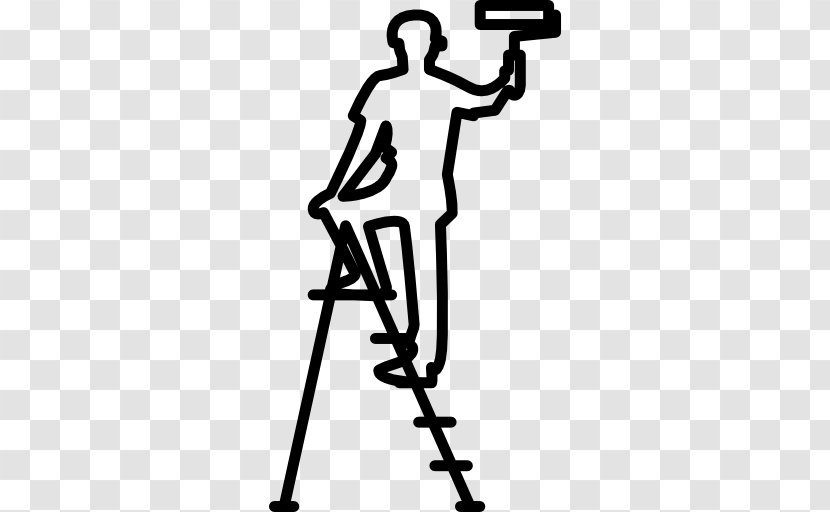 House Painter And Decorator Painting Paint Rollers - Exercise Equipment - Ladders Transparent PNG