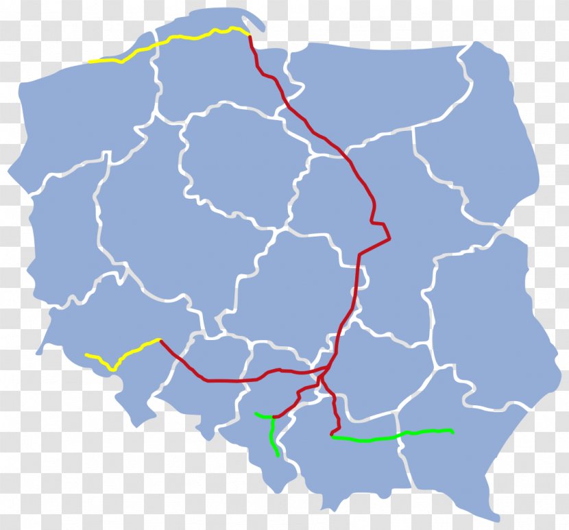 Poland Locator Map Rail Transport - World Transparent PNG