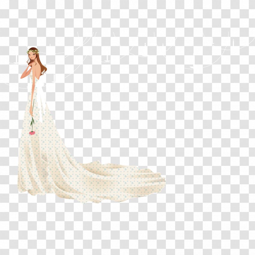 Wedding - Shoulder - The Bride Wearing A Dress Transparent PNG