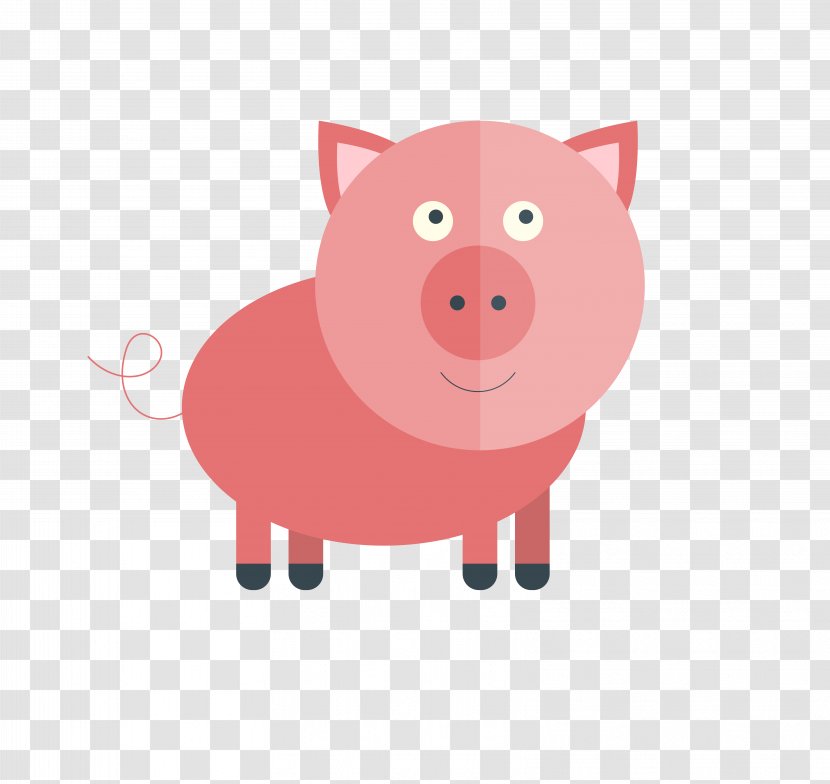 Domestic Pig McDull - Software - Vector Cartoon Picture Transparent PNG