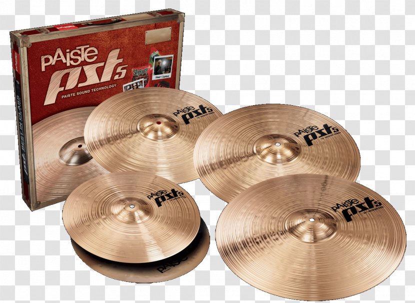 Cymbal Pack Paiste Hi-Hats Drums - Cartoon Transparent PNG