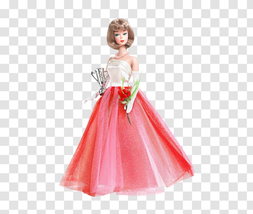 Kentucky Derby Barbie Doll Campus Sweetheart #M9962 Golden Anniversary Knitting Pretty And Skipper Giftset - Gown - Alfred Hitchcock Transparent PNG