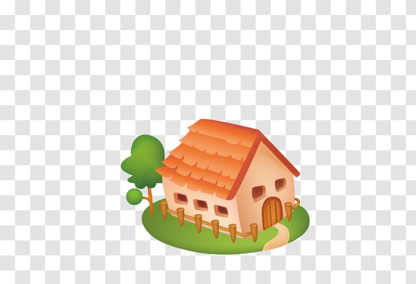 House Drawing Cartoon Painting - Building Huts Transparent PNG