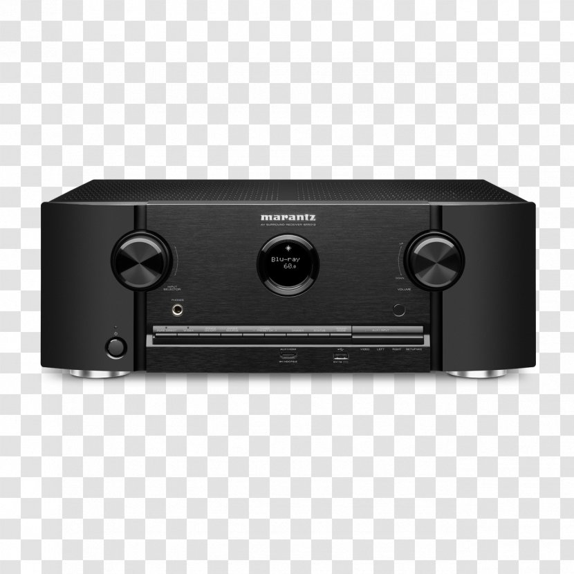 Marantz SR5012 7.2 Channel 4K Ultra HD Network AV Receiver SR5012/N1 7x180 Home Theater Systems - Radio - Surround Transparent PNG