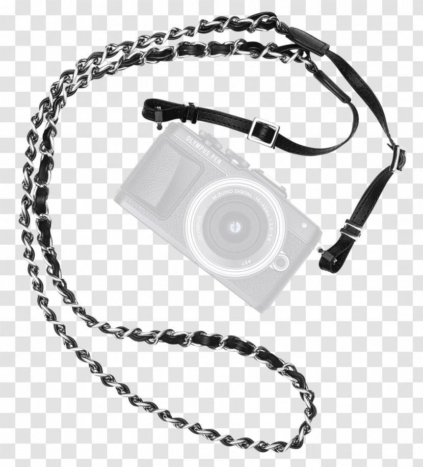 Camera Olympus Corporation Necklace Strap Be My Rockstar Hardware/Electronic Clutch Tasche/Bag/Case Handstrap - Chain Transparent PNG