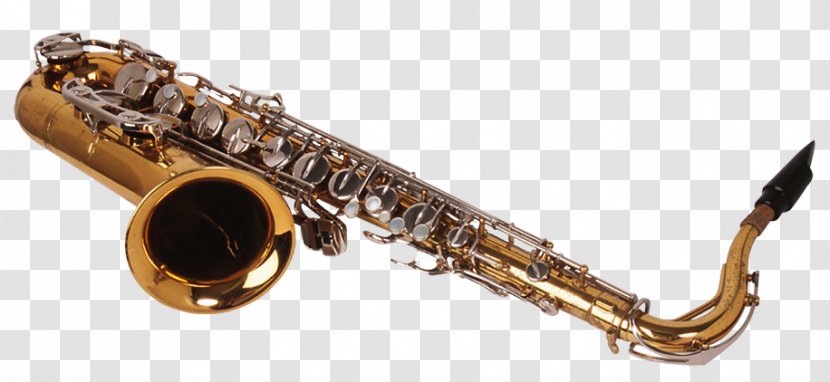 Baritone Saxophone Musical Instrument French Horn - Silhouette - Instruments Transparent PNG