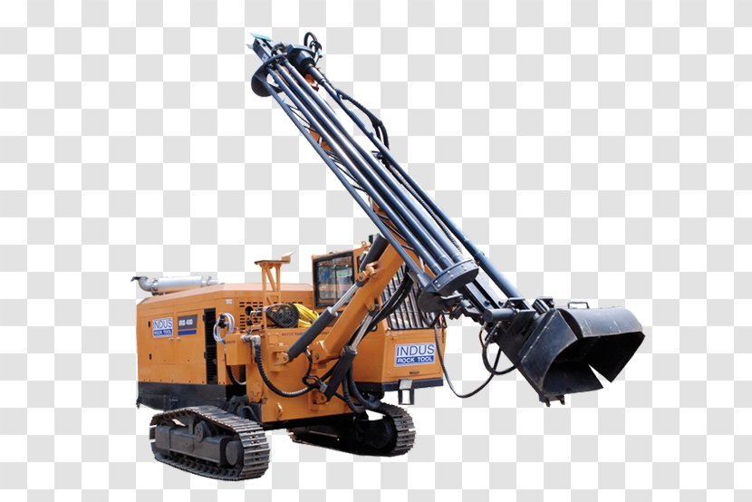 Heavy Machinery Augers Crane Hydraulic - Compactor - Rock Blast Transparent PNG