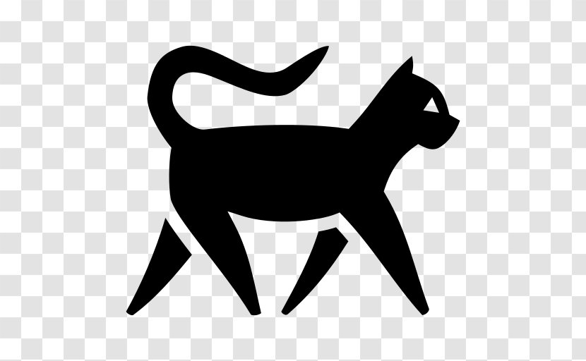 Cat Dog Silhouette Line Art Clip - Artwork Transparent PNG