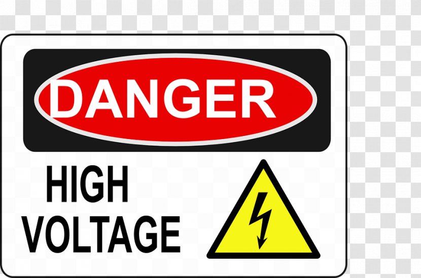 Danger! High Voltage Clip Art - Logo Transparent PNG