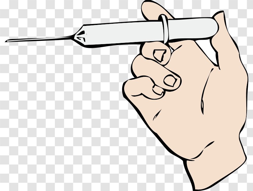 Syringe Hypodermic Needle Clip Art - Artwork - Cliparts Transparent PNG