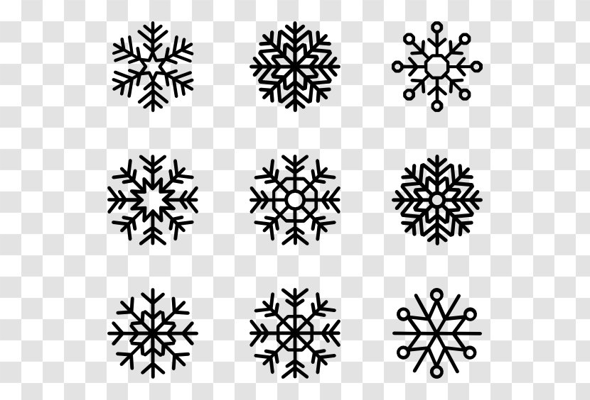 Snowflake Christmas Clip Art - Crystal Transparent PNG