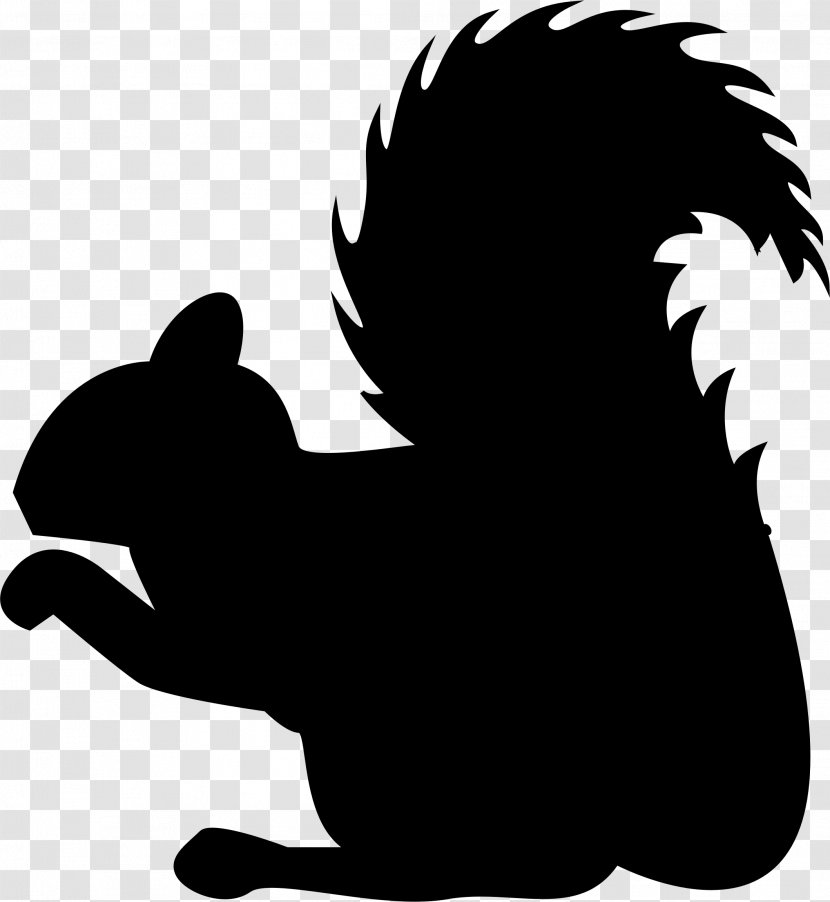 Eastern Gray Squirrel Drawing Clip Art - Monochrome Photography Transparent PNG