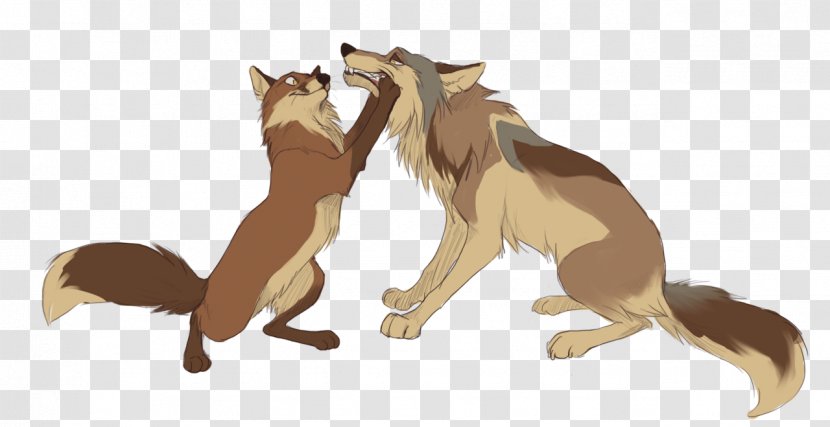 Fox Dog Cartoon - Mammal - Wolf Transparent PNG