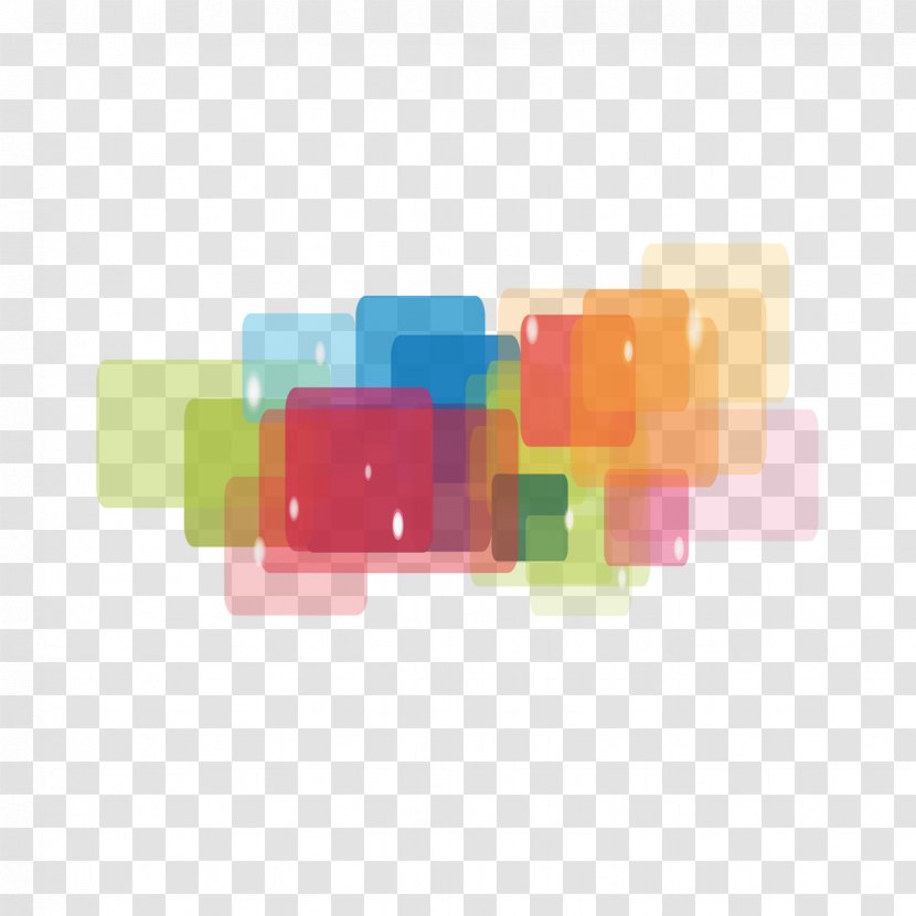 Desktop Wallpaper Stereoscopy - Magenta - 3d Three-dimensional Colored Squares Transparent PNG