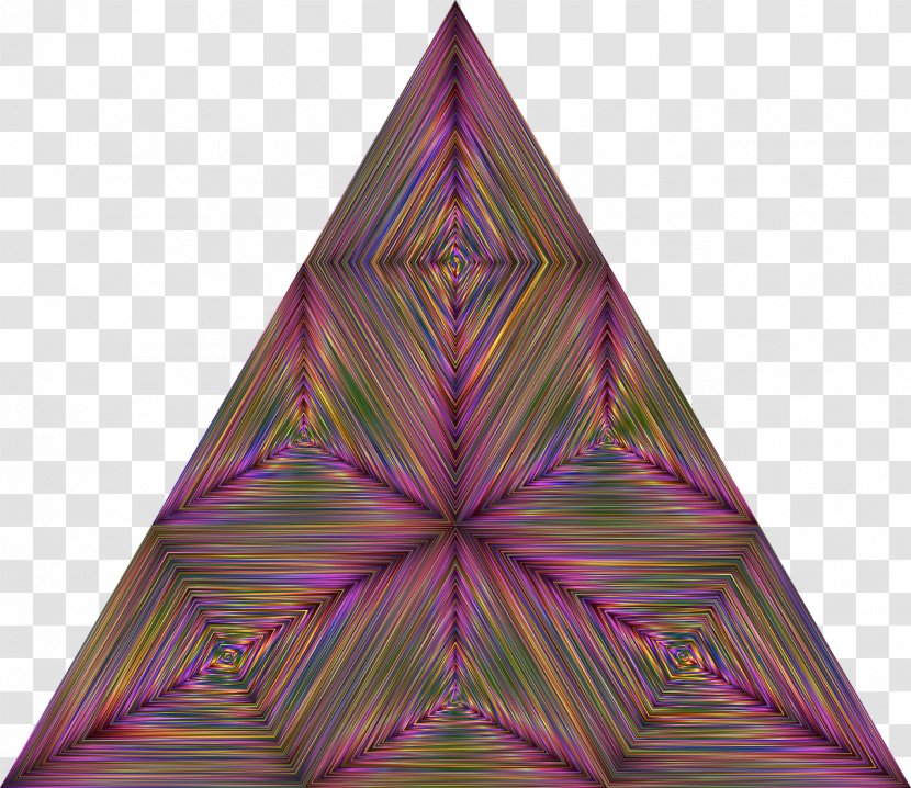 Triangle Prism - Violet Transparent PNG