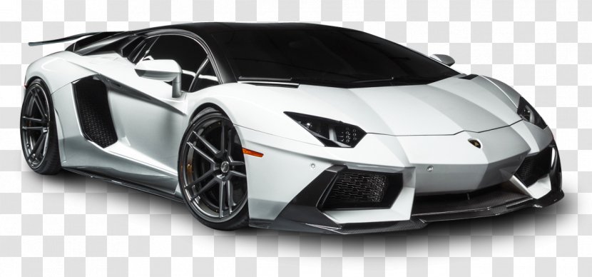 Lamborghini Aventador Gallardo Car - Personal Luxury - LP White Transparent PNG