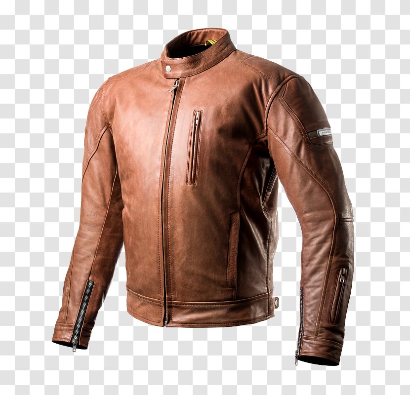 Leather Jacket Motorcycle Vintage Clothing - Waxed Transparent PNG