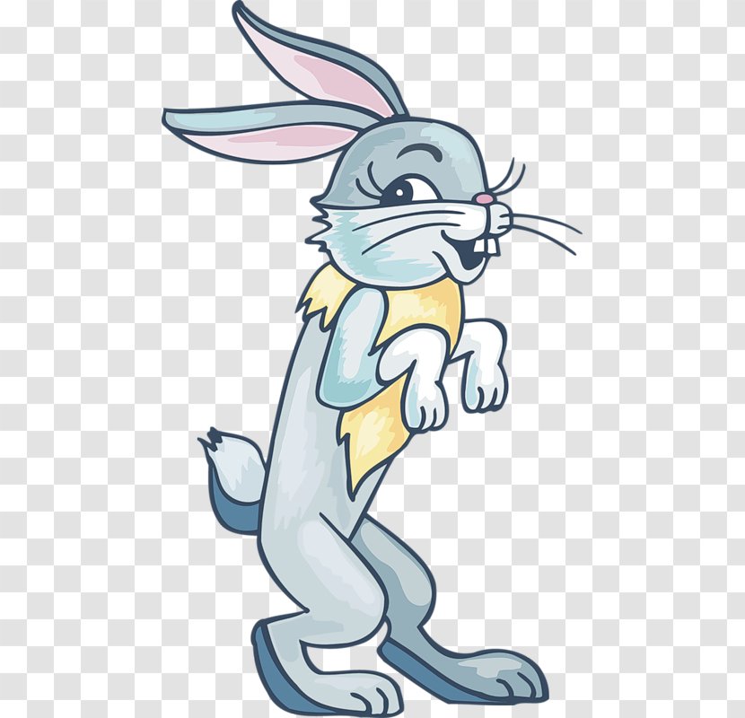 Rabbit Young Hare Fairy Tale Clip Art - Tail - лес Transparent PNG