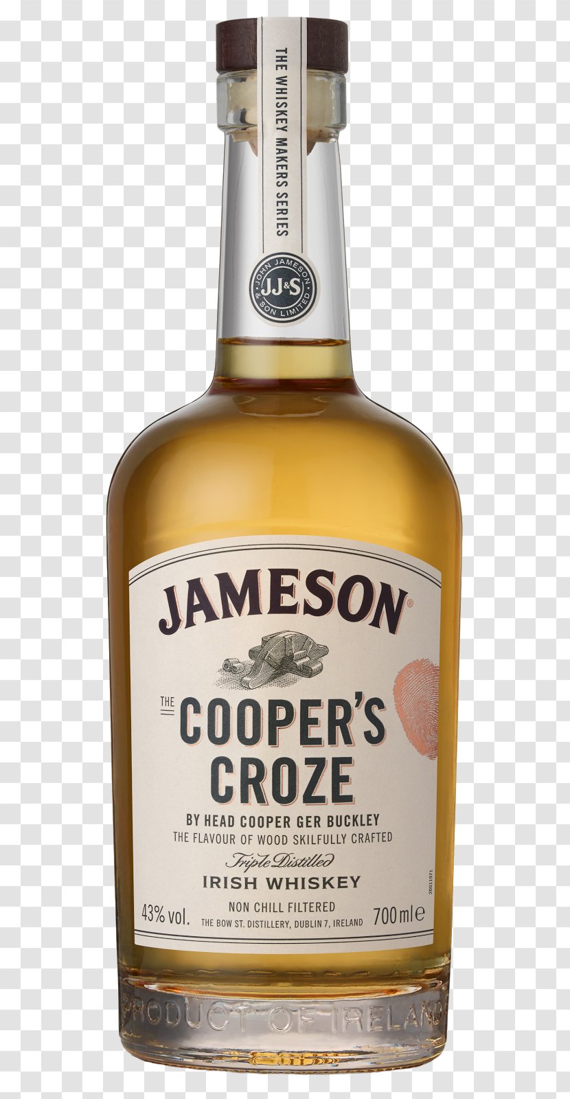 Jameson Irish Whiskey Distillery Bow St. Cuisine - Cooper Transparent PNG