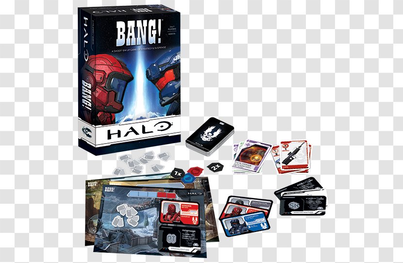 Bang! Halo 3 Card Game Board - Frame - Xbox Infinity Transparent PNG