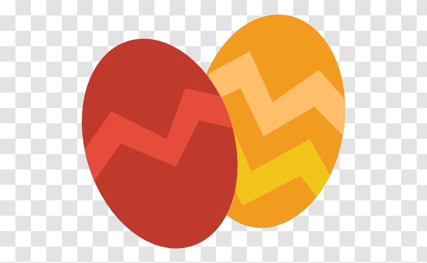 Egg Icon - Heart - Yellow Transparent PNG