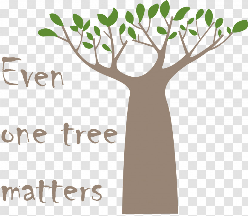 Even One Tree Matters Arbor Day Transparent PNG