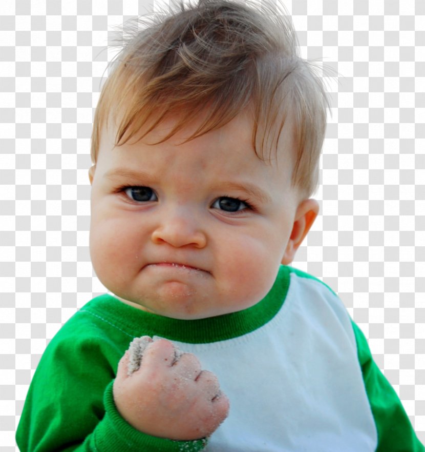 Success Kid Child - Cheek - Fist Pumping Transparent PNG