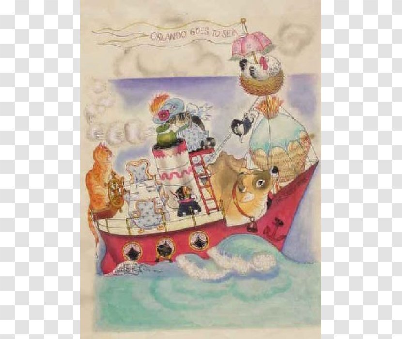 Orlando (The Marmalade Cat): A Seaside Holiday Orlando's Home Life SS Oronsay Orient Steam Navigation Company - Ocean Liner - Thomas Randle Transparent PNG